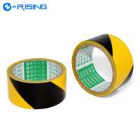 2019 Factory Safety Warning  Adhesive Caution Tape Applicator PVC Black Yellow Marking Floor Tape