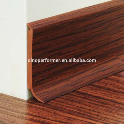 10cm PVC Skirtingboard for laminate flooring accessory