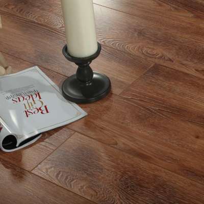 Waterproof Wheaton Oak  Embossed Wood Plank Laminate Flooring