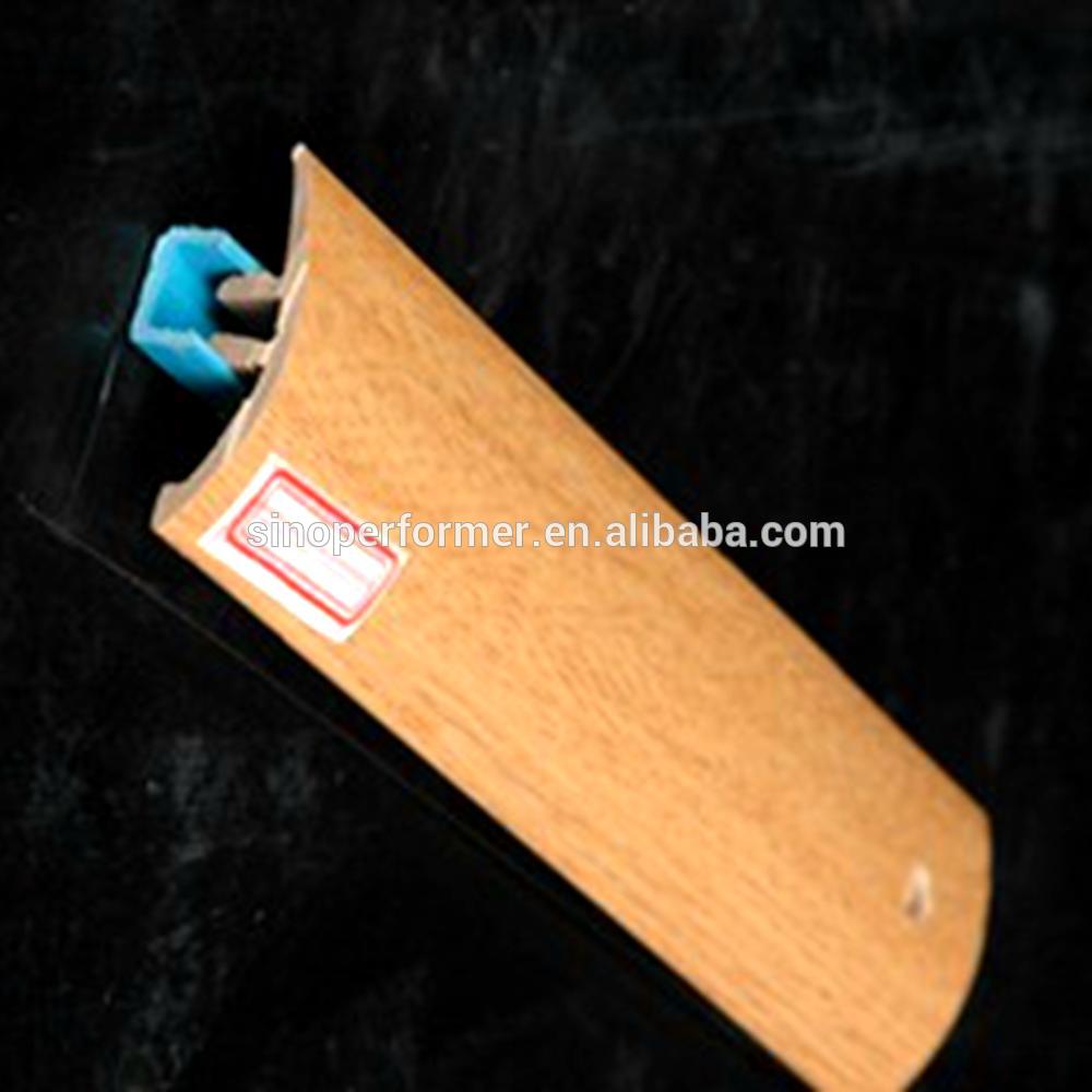 1-1.5USD 1piece Wood Grain PVC Profile for laminate flooring accessory